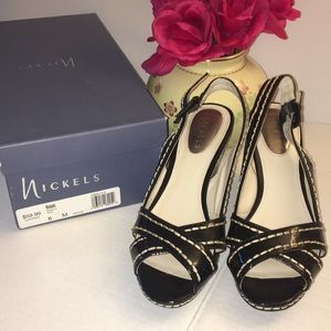 Final Price Nickles Roxanne Black Shoes 6M